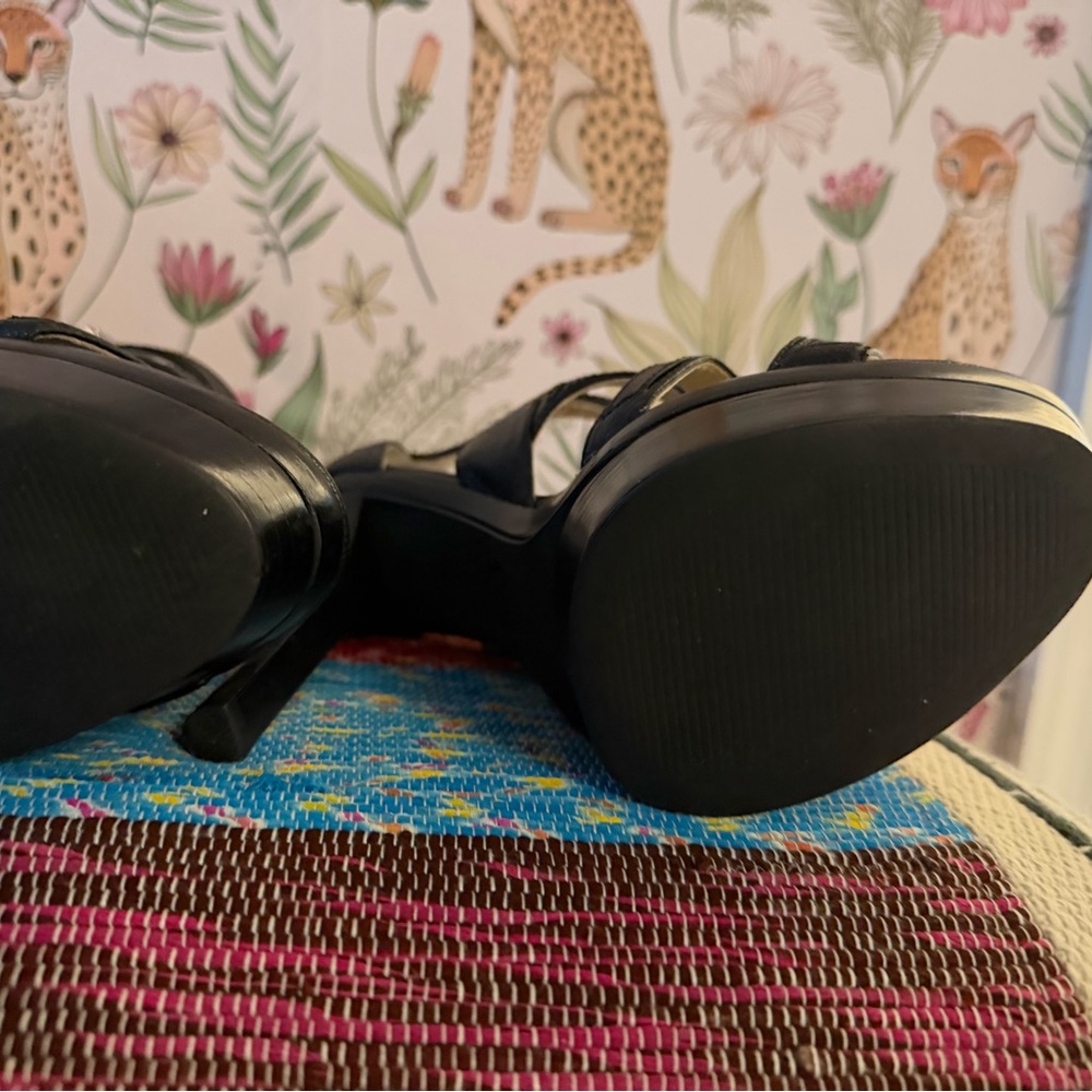 Michael Kors Black Strappy Heels - Picture 4 of 4